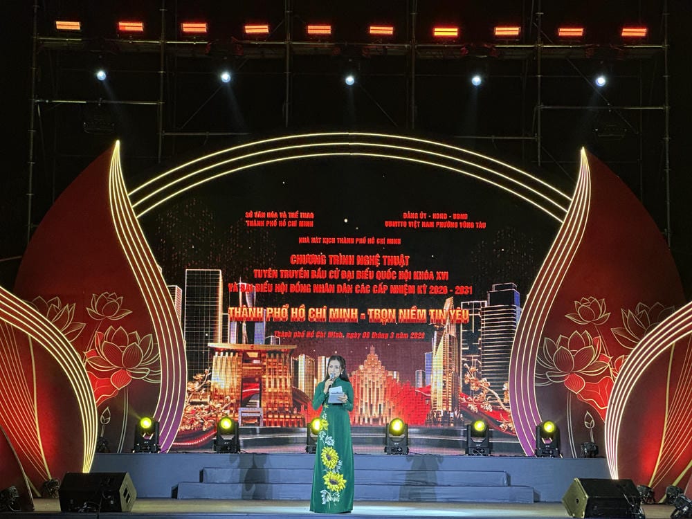 Chương trình nghệ thuật tuyên truyền bầu cử Đại biểu Quốc Hội và Đại biểu hội đồng nhân dân nhiệm kỳ 2025 - 2030 tại phường Vũng Tàu